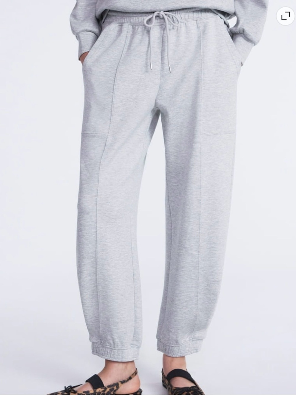 Scoop ultra soft scuba knit Light Gray Barrel  Joggers!